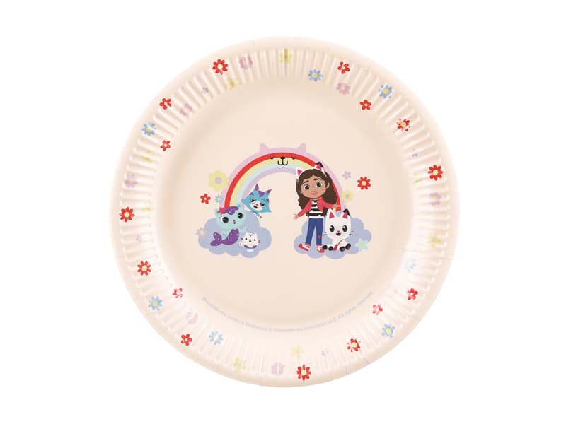 Talerzyki Koci Domek Gabi, mix, 23 cm (1 op. / 6 szt.)