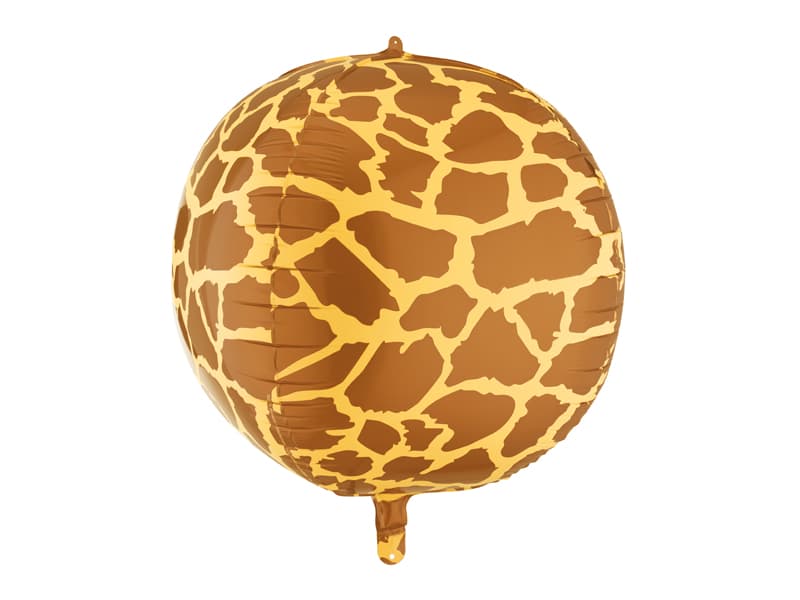 Balon foliowy Piłka w Cętki Żyrafy, 75 cm, mix