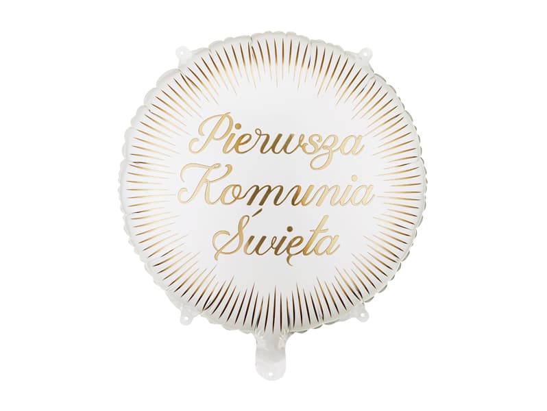 Balon foliowy pastylka ''Pierwsza komunia święta'', 35x35 cm, mix