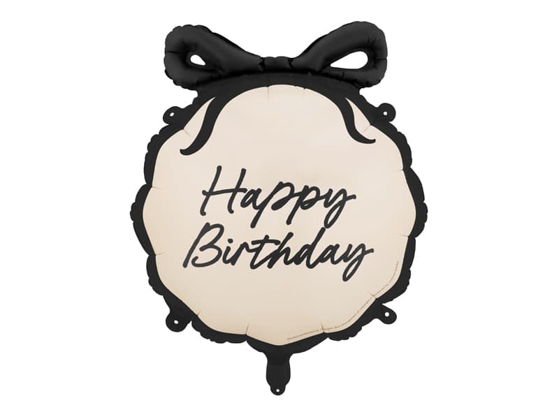 Balon foliowy pastylka ''Happy Birthday'', 47.5x45 cm, mix