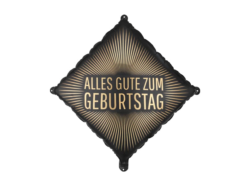 Balon foliowy ''Alles Gute zum Geburtstag'', 46x46 cm, mix