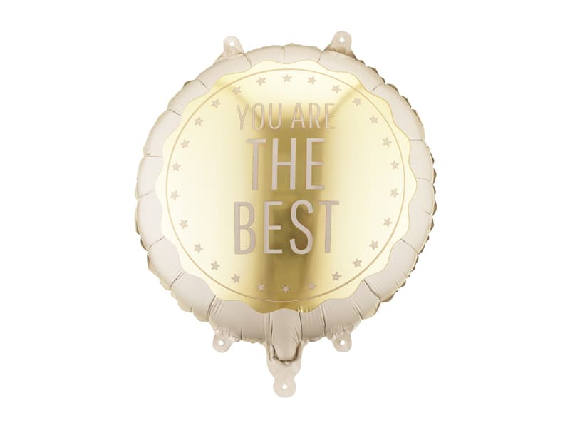Balon foliowy pastylka ''You Are The Best'', 35x35 cm, mix
