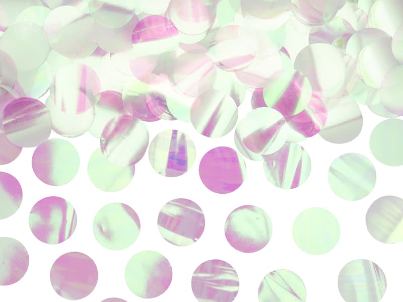 Konfetti Kółka, opalizujący, 15g