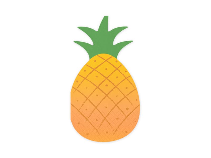 Serwetki Ananas, 18.5x10.2 cm, mix (1 op. / 20 szt.)