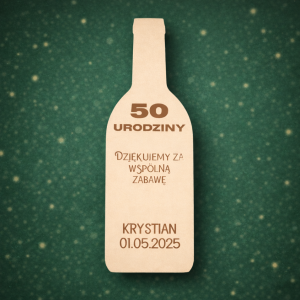 pamiątka dla gości "balonowa osiemnastka" na 18 urodziny (personalizowana) (kopia)