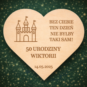 pamiątka dla gości "pałac" na 18 urodziny (personalizowana) (kopia)