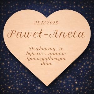 pamiątka dla gości "balony" na 18 urodziny (personalizowana) (kopia)