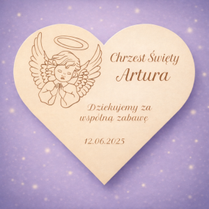 pamiątka dla gości "baloniki" na 18 urodziny (personalizowana) (kopia)