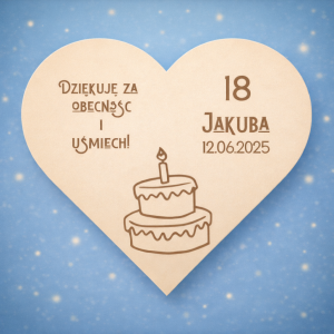 pamiątka dla gości "aniołek" na chrzest święty (personalizowana) (kopia)