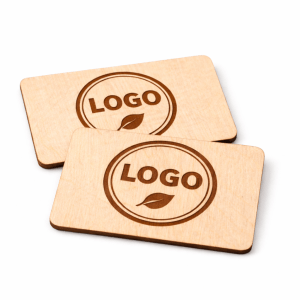 wizytówki drewniane 100szt. 3mm