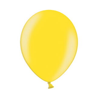 Balony 23cm, Metallic Citrus Yellow (1 op. / 100 szt.)