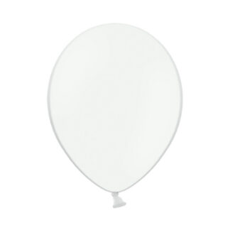Balony 23cm, Pastel White (1 op. / 100 szt.)