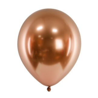 Balony Glossy 30 cm, miedziany (1 op. / 50 szt.)