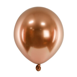 Balony Glossy 12 cm, miedziany (1 op. / 50 szt.)