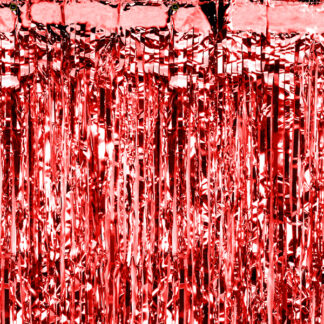 Kurtyna Party, czerwony, 90 x 250cm