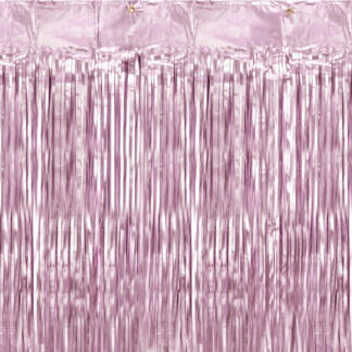Kurtyna Party, wrzosowy, 90x250cm
