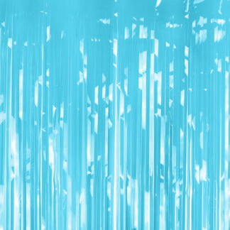 Kurtyna Party, jasny błękit, 100x200cm