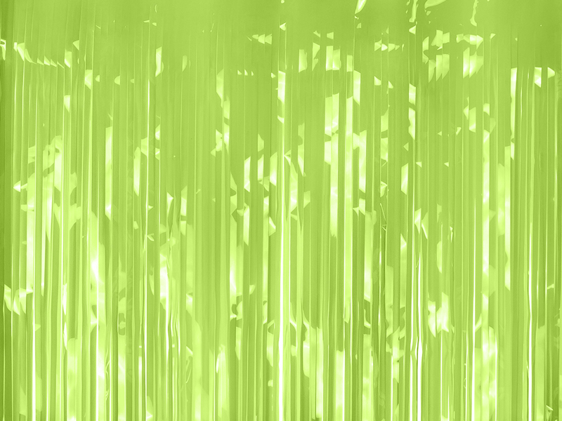 Kurtyna Party, jasny zielony, 100x200cm