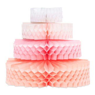 Dekoracja bibułowa Tort, 23 cm, mix