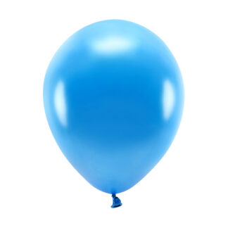 Balony Eco 26cm metalizowane, niebieski (1 op. / 100 szt.)