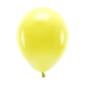 Balony Eco 26cm pastelowe, żółty (1 op. / 100 szt.)