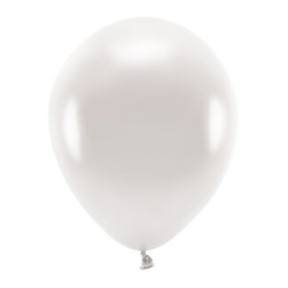 Balony Eco 30cm metalizowane, perłowy (1 op. / 100 szt.)