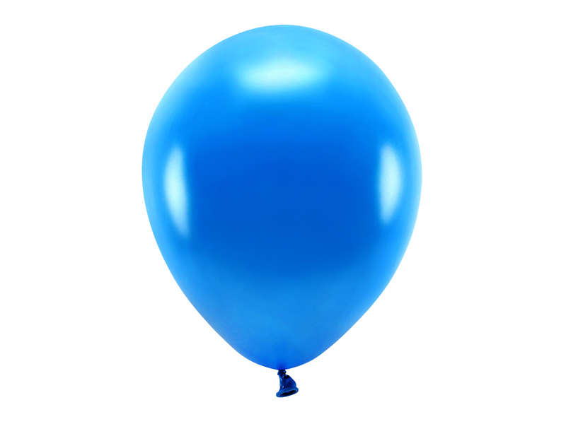 Balony Eco 30cm metalizowane, granat (1 op. / 10 szt.)