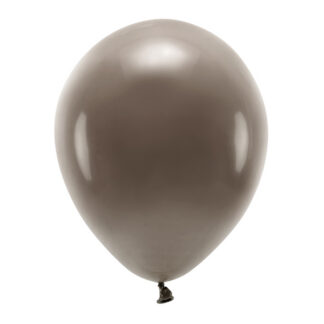 Balony Eco 30cm pastelowe, brązowy (1 op. / 10 szt.)