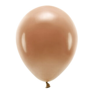 Balony Eco 30cm pastelowe, czekoladowy brąz (1 op. / 100 szt.)