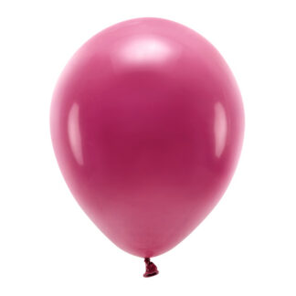 Balony Eco 30cm pastelowe, bordo (1 op. / 10 szt.)