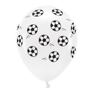 Balony Eco 33 cm pastelowe, Piłki, biały (1 op. / 6 szt.)
