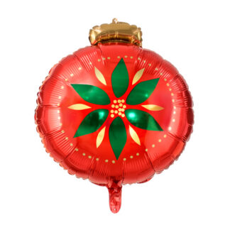 Balon foliowy Bombka, 45x45cm, mix