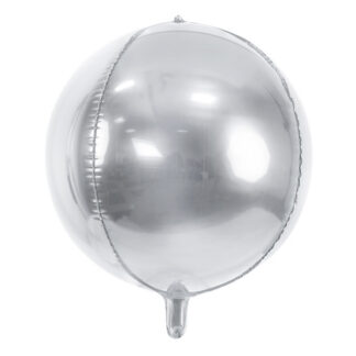 Balon foliowy Kula, 40cm, srebrny