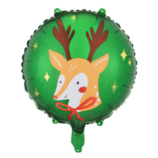 Balon foliowy Renifer, 45 cm, mix