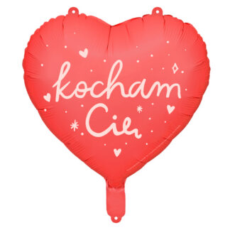 Balon foliowy Serce ''Kocham Cię'', 45 cm, mix