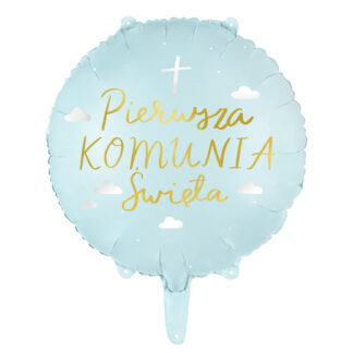 Balon foliowy ”Komunia Święta”, 45 cm, mix