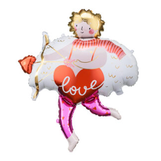 Balon foliowy Kupidyn, 82x99 cm, mix