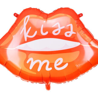 Balon foliowy Usta, 86.5x65 cm, mix