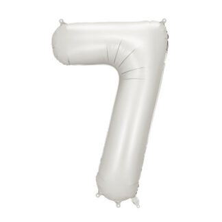 Balon foliowy Cyfra ”7”, 86cm, srebrny