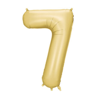 Balon foliowy Cyfra '7', 86cm, złoty
