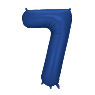 Balon foliowy Cyfra '7', 86cm, granat