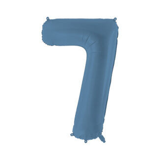 Balon foliowy Cyfra '7′, 86cm, granat