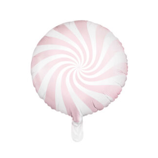 Balon foliowy Cukierek, 35cm, jasny różowy