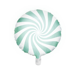 Balon foliowy Cukierek, 35cm, miętowy