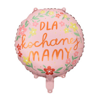 Balon foliowy ”Dla kochanej mamy”, 45 cm, mix