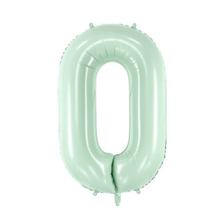 Balon foliowy Cyfra ”0”, 72cm, zieleń