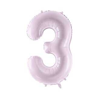 Balon foliowy Cyfra ”3”, 72cm, fiolet