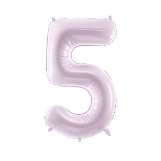Balon foliowy Cyfra ”5”, 72cm, fiolet