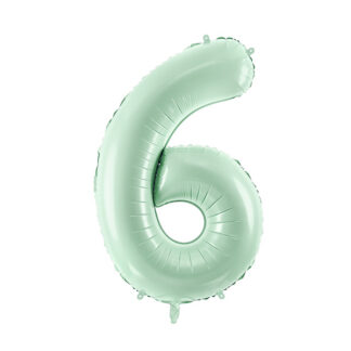 Balon foliowy Cyfra ”6”, 72cm, zieleń