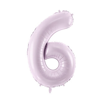 Balon foliowy Cyfra ”6”, 72cm, fiolet